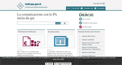 Desktop Screenshot of indicepa.it